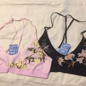 Free People bralettes.